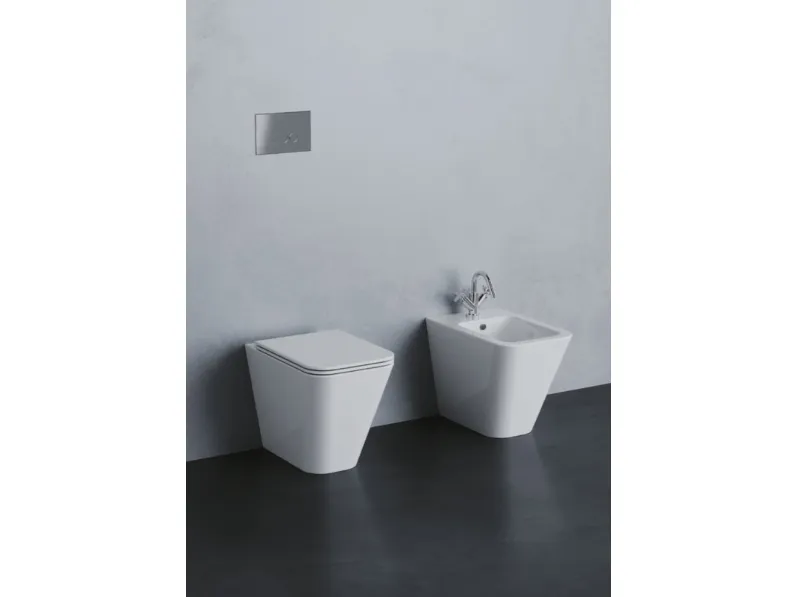 Arredo bagno con sanitari da appoggio in ceramica Build 03