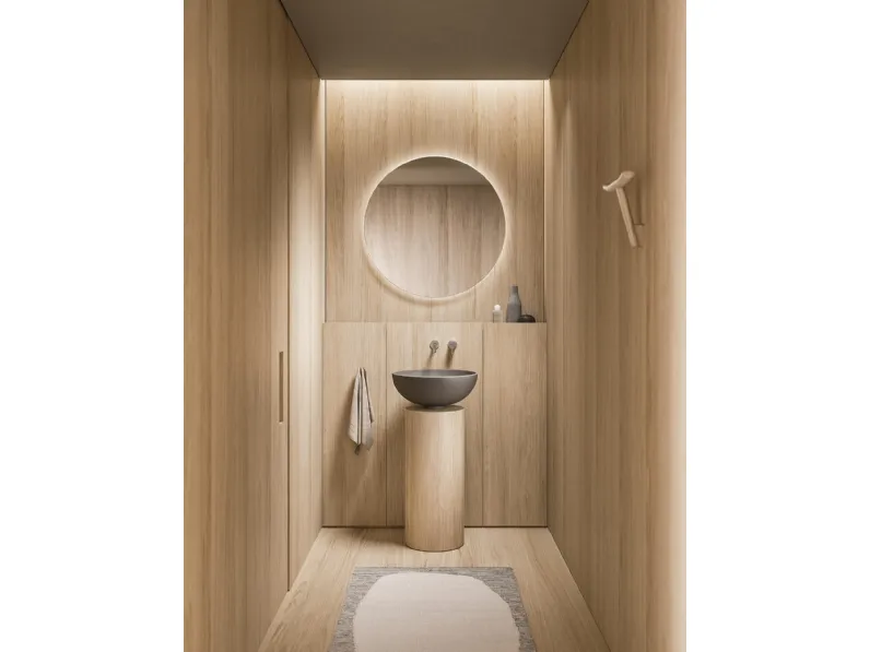 Mobile da Bagno in rovere Caba 24 01 di Milldue