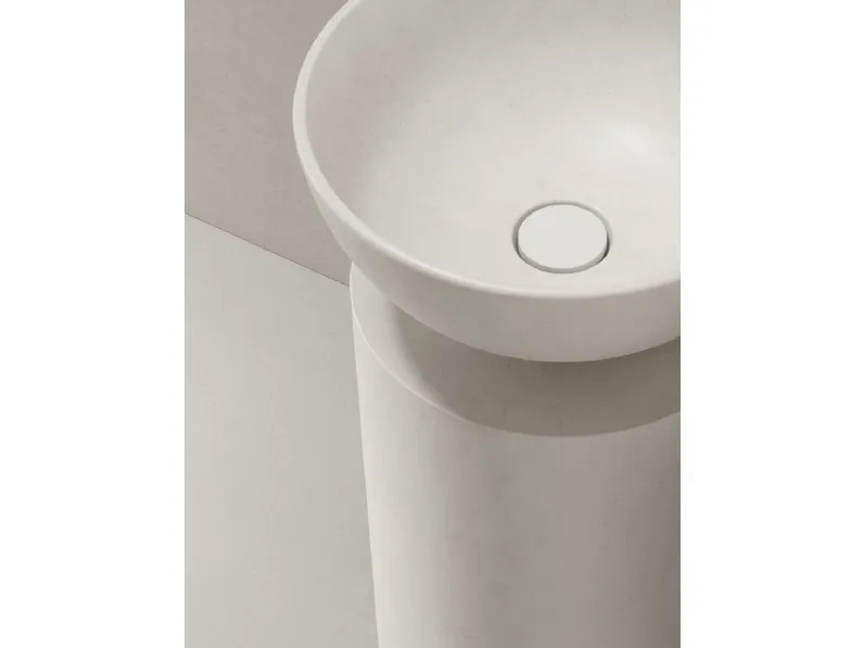 Mobile da Bagno in nobilitato e cemento Caolino Caba 24 02 di Milldue