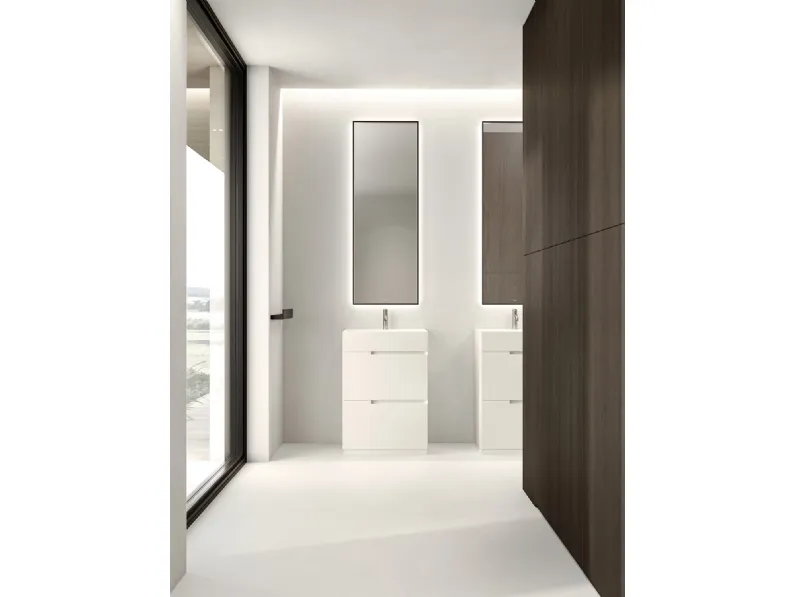 Mobile da Bagno a terra Modern Bianco di Casabath