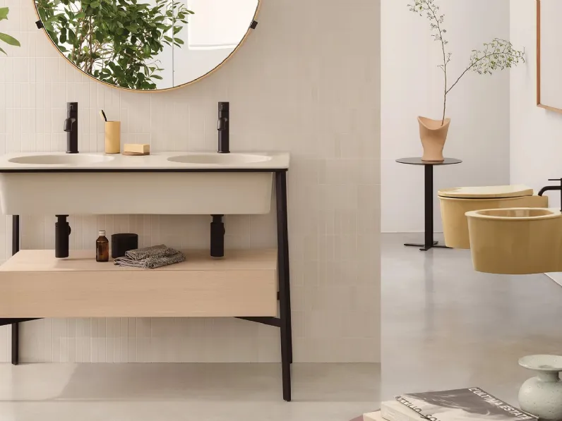 WC e Bidet sospesi Catino di Ceramica Cielo
