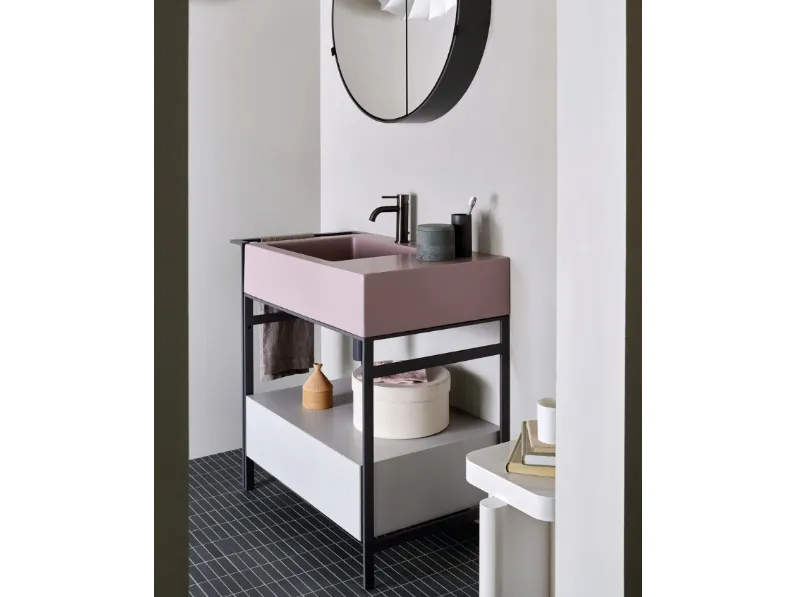 Mobile da Bagno Narciso Mini di Ceramica Cielo