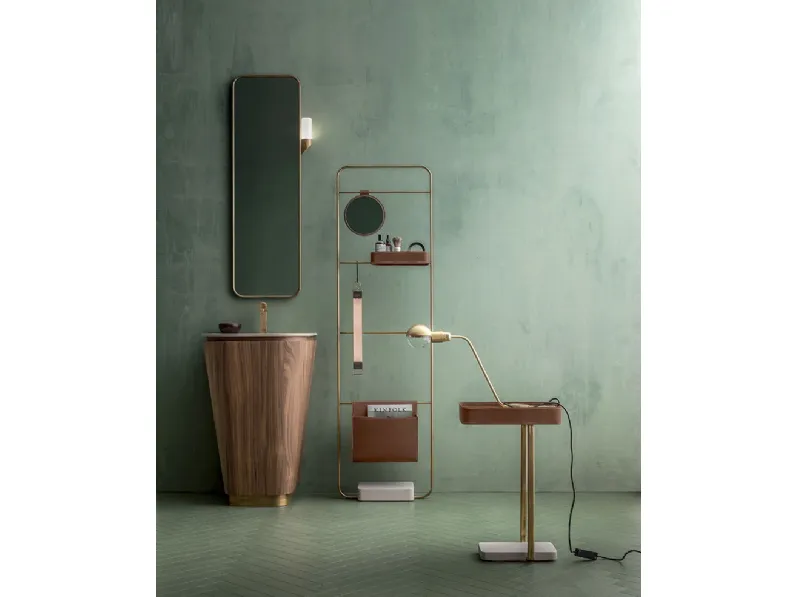 Mobile da Bagno Suede 01 in Noce Canaletto di Cerasa