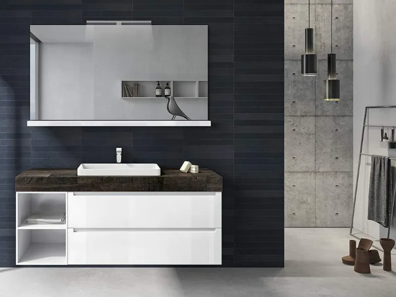 Mobile da Bagno a terra Componibili Menphis 02 di Berloni Bagno