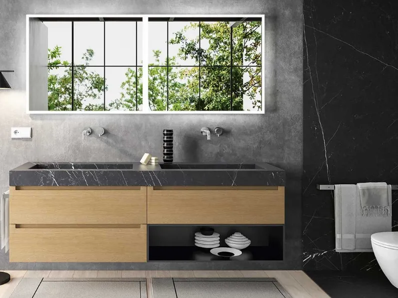 Mobile da Bagno sospeso Componibili Menphis 03 di Berloni Bagno