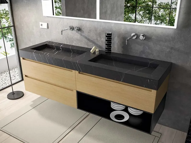 Mobile da Bagno sospeso Componibili Menphis 03 di Berloni Bagno