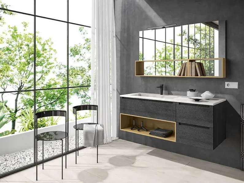 Mobile da Bagno sospeso Componibili Menphis 04 di Berloni Bagno