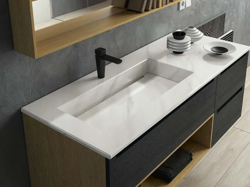 Mobile da Bagno sospeso Componibili Menphis 04 di Berloni Bagno