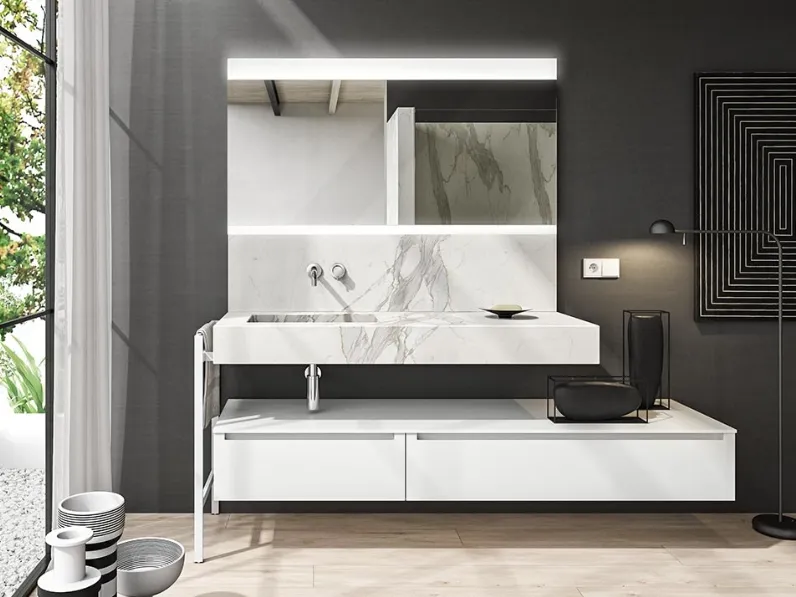 Mobile da Bagno sospeso Componibili Menphis 06 di Berloni Bagno