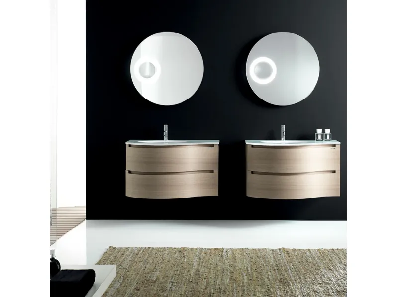 Mobile da Bagno sospeso Componibili Menphis 08 di Berloni Bagno
