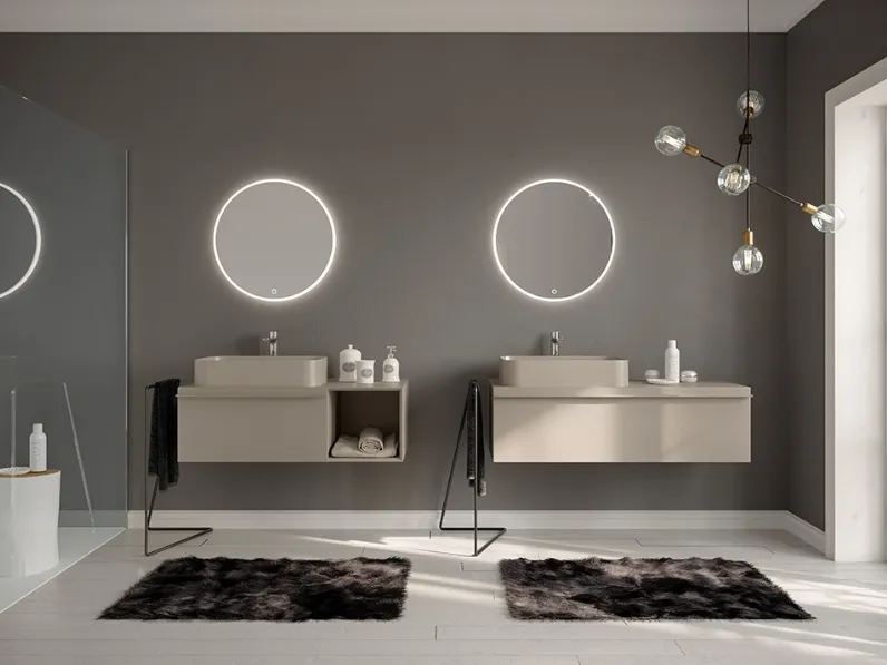 Mobile da Bagno sospeso Componibili Piani 04 di Berloni Bagno