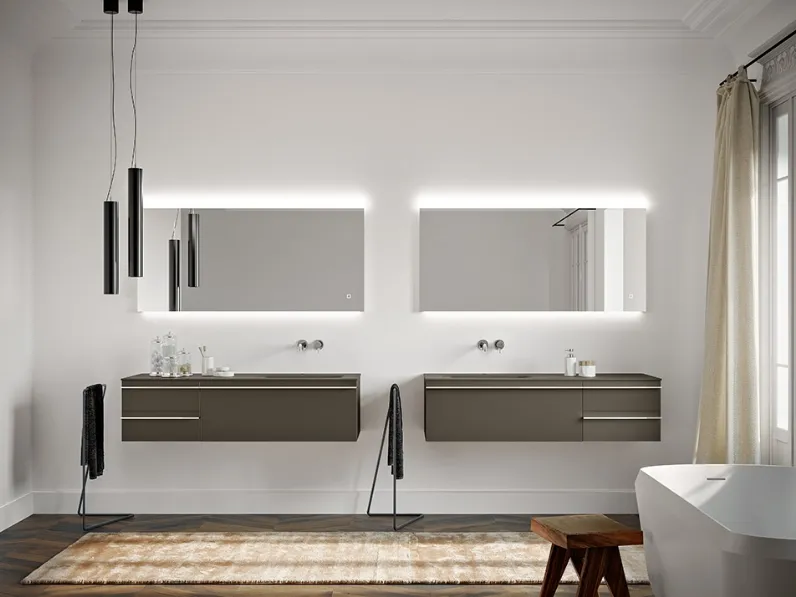Mobile da Bagno sospeso Componibili Piani 08 di Berloni Bagno