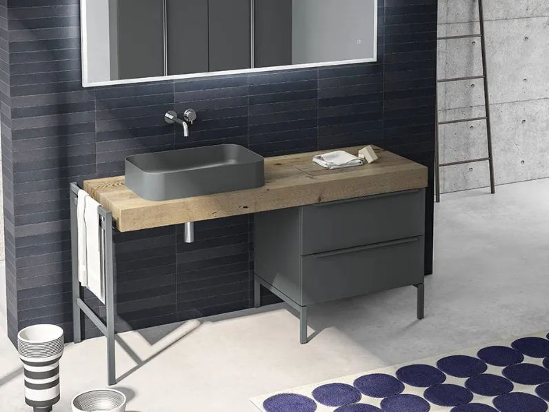 Mobile da Bagno a terra Componibili Plana 01 di Berloni Bagno