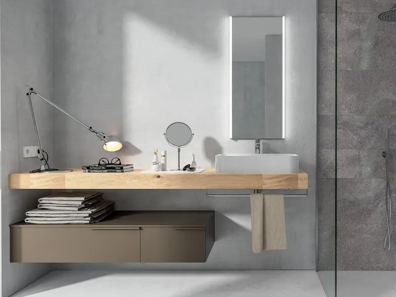 Mobile da Bagno sospeso Componibili Plana 03 di Berloni Bagno