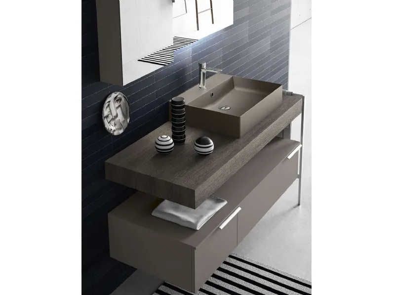 Mobile da Bagno sospeso Componibili Plana 05 di Berloni Bagno