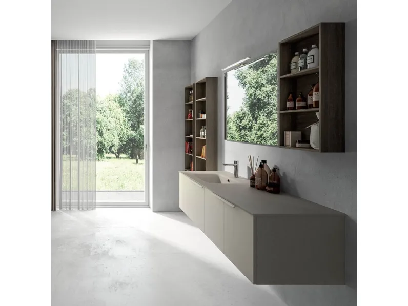 Mobile da Bagno sospeso Componibili Plana 06 di Berloni Bagno