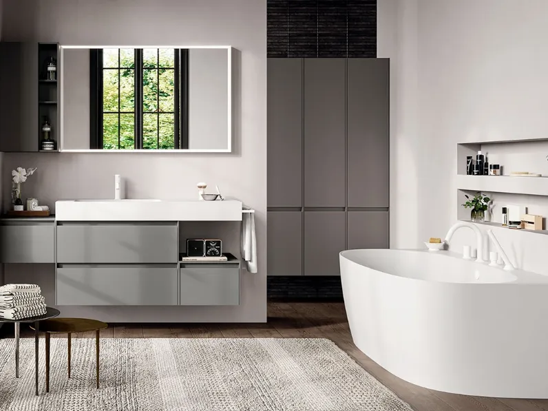 Mobile da Bagno sospeso Componibili Way 02 di Berloni Bagno