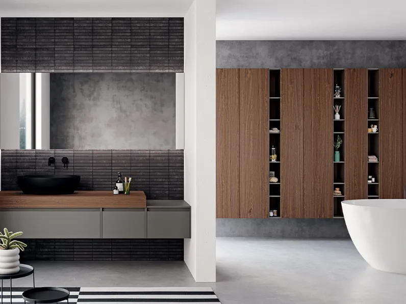 Mobile da Bagno sospeso Componibili Way 03 di Berloni Bagno