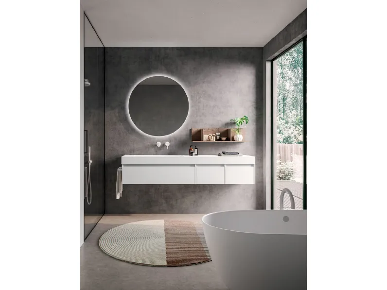 Mobile da Bagno sospeso Componibili Way 05 di Berloni Bagno