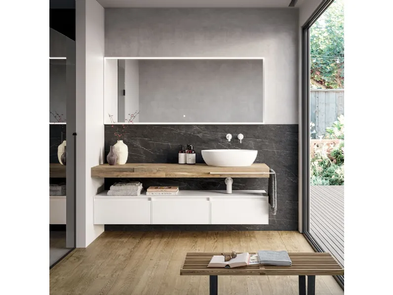 Mobile da Bagno sospeso Componibili Way 07 di Berloni Bagno