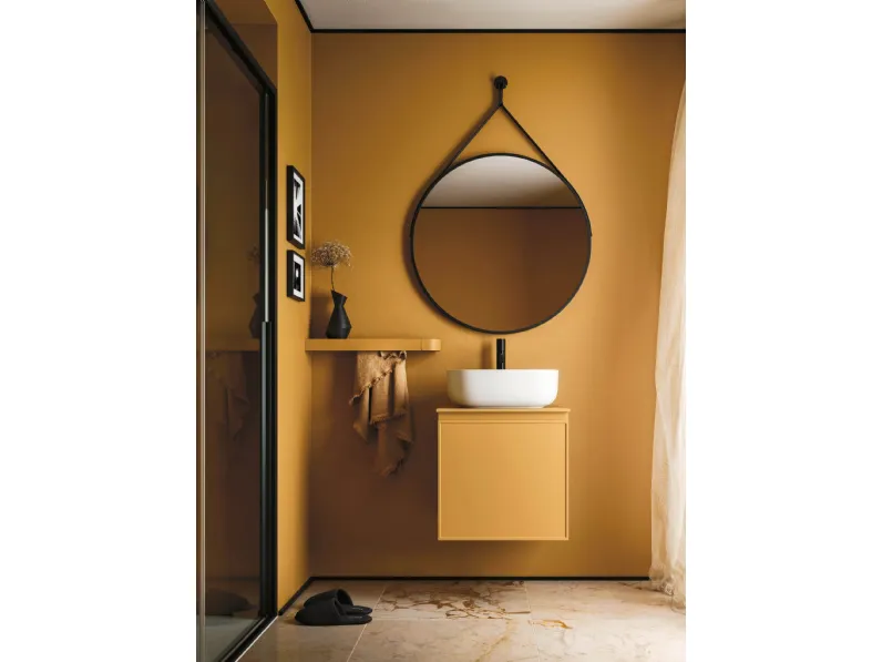 Mobile da Bagno sospeso Decor Cozy yellow di Arbi