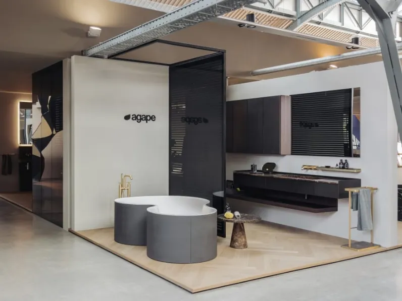 Lavabo da parete DR in marmo di Agape