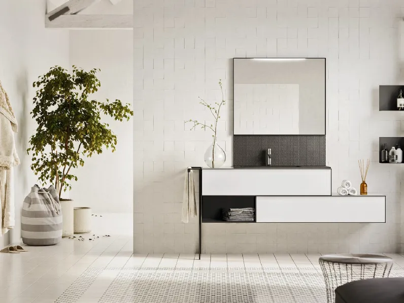 Mobile da Bagno Dress Bianco opaco di Artesi
