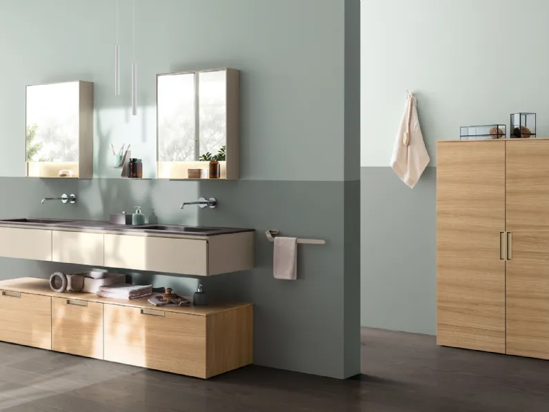 Mobile da Bagno Dress System - Natural 02 di Arblu