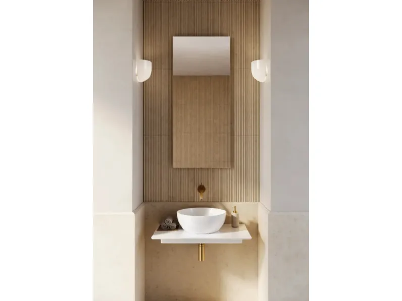 Lavabo Elice da appoggio di Ceramica Catalano