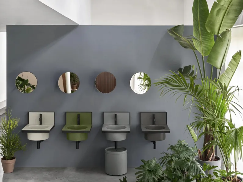 Lavabo Elle di Ceramica Cielo