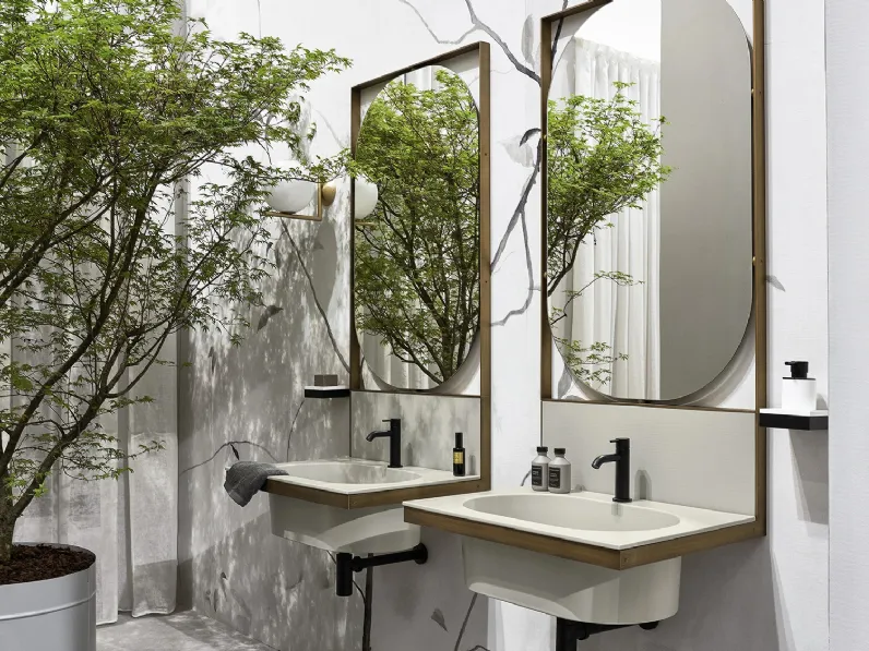 Lavabo Elle di Ceramica Cielo
