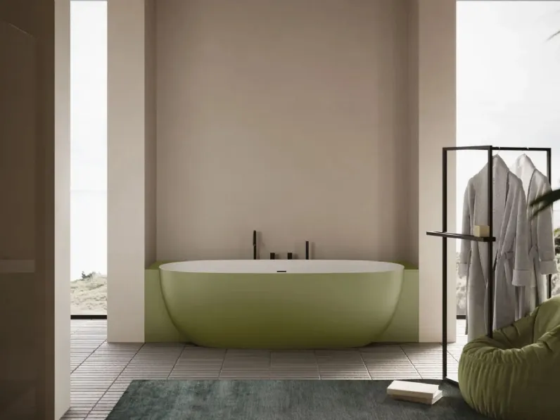 Vasca da Bagno Ellisse in Aquatek Light e M-Lux di Disenia