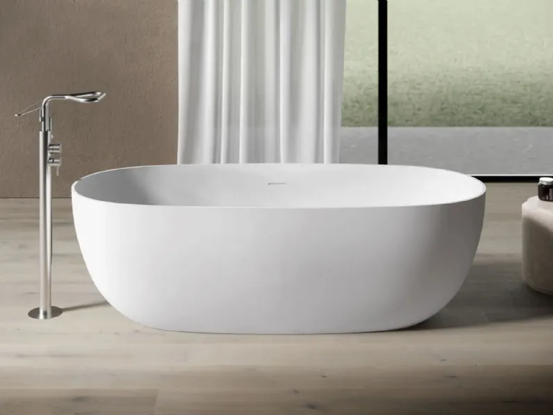 Vasca da Bagno Ellisse in Aquatek Light e M-Lux di Disenia