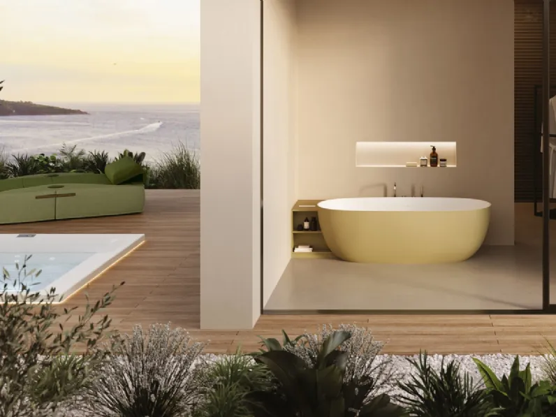 Vasca da Bagno idromassaggio Ellisse Plus di  Disenia
