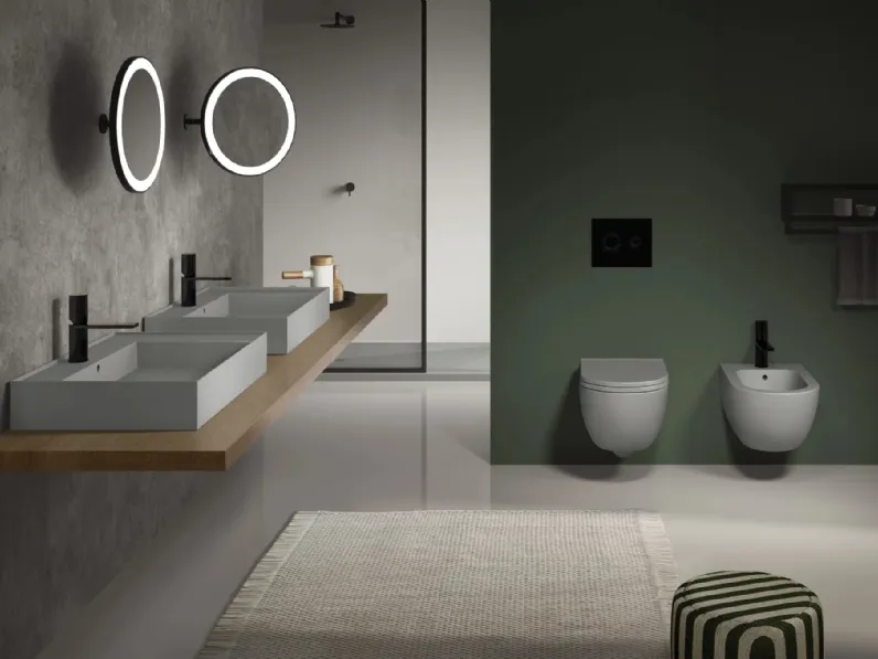 Lavabo da appoggio Enjoy di Ceramica Cielo