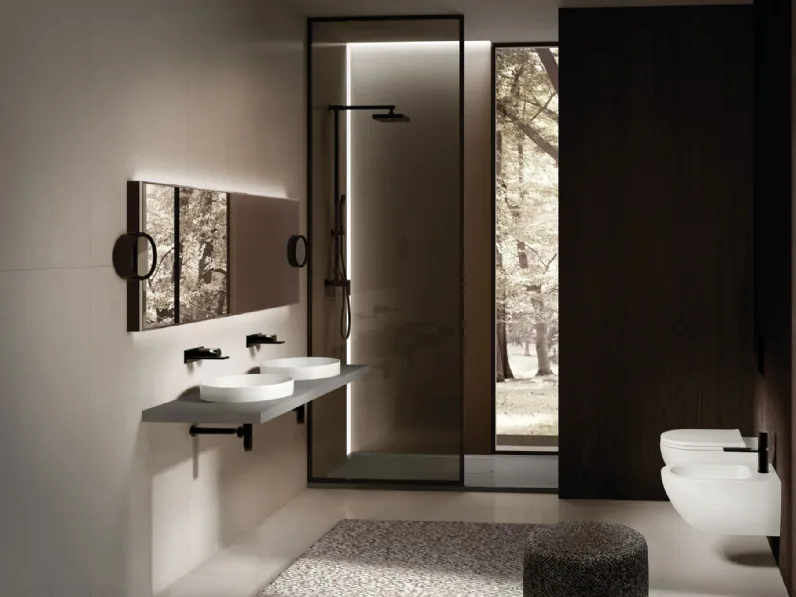 Lavabo da semincasso Enjoy di Ceramica Cielo