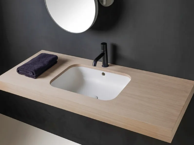 Lavabo da sottopiano Enjoy di Ceramica Cielo