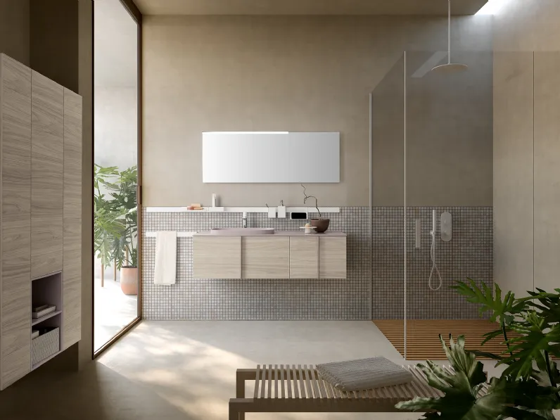 Mobile da Bagno sospeso Essenze 07 di Archeda