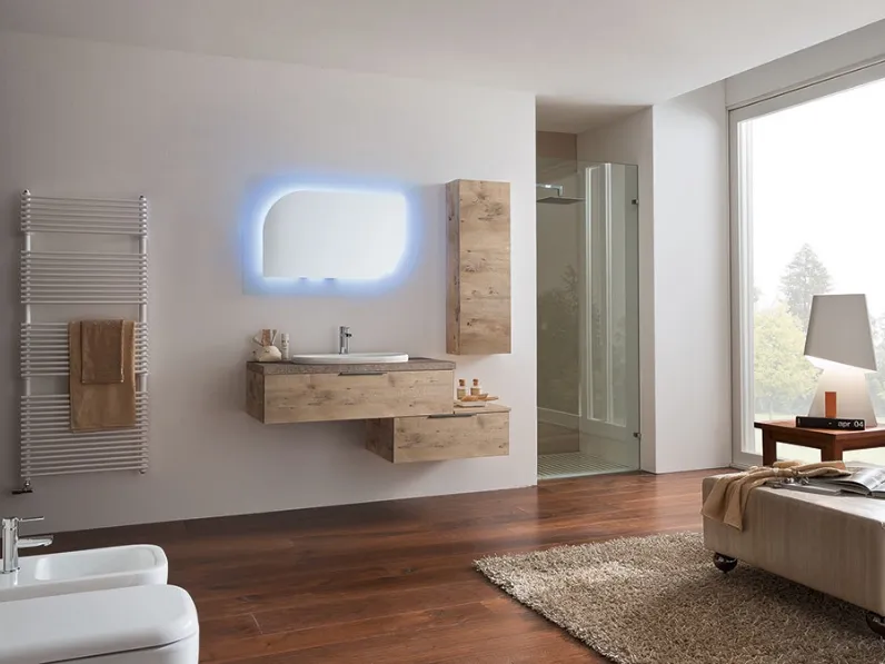 Mobile da Bagno Evo 04 Abete Naturale di Nice