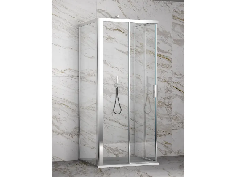 Box Doccia Flaier Evolution in cristallo di PDP Box Doccia