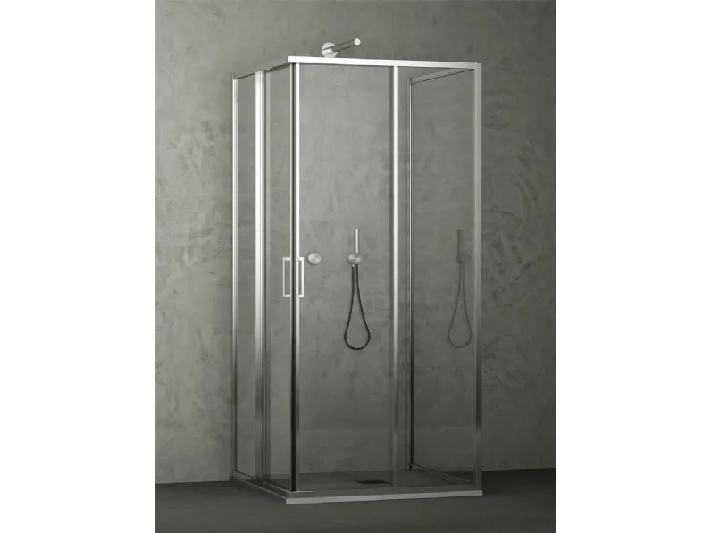 Box Doccia Flat in cristallo di PDP Box Doccia