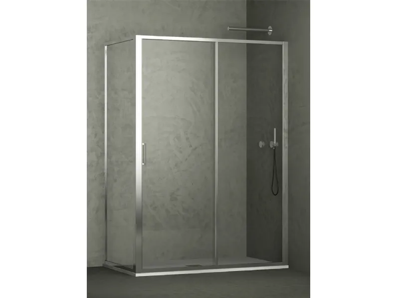 Box Doccia Flat in cristallo di PDP Box Doccia