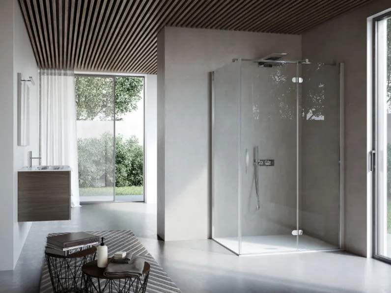 Box doccia battente Flipper di Disenia