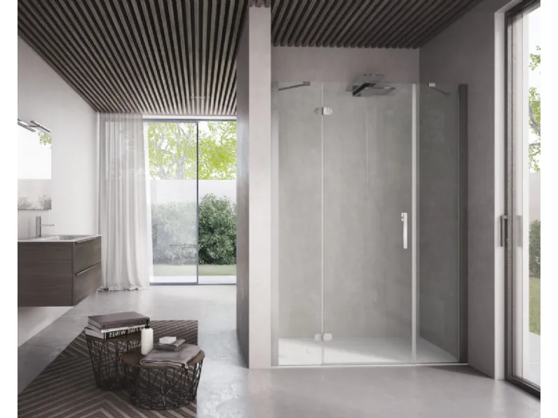 Box doccia battente Flipper di Disenia