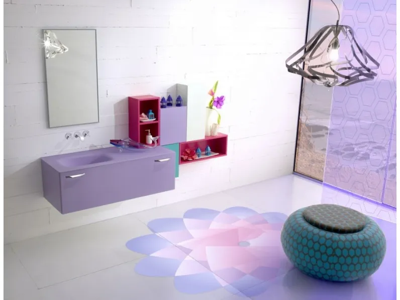 Mobile da bagno moderno Forme 03 di Synergie