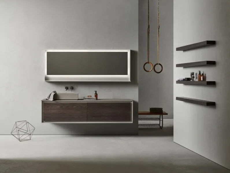 Mobile da Bagno Frame 103 in Rovere PX di Pirovano Bagni