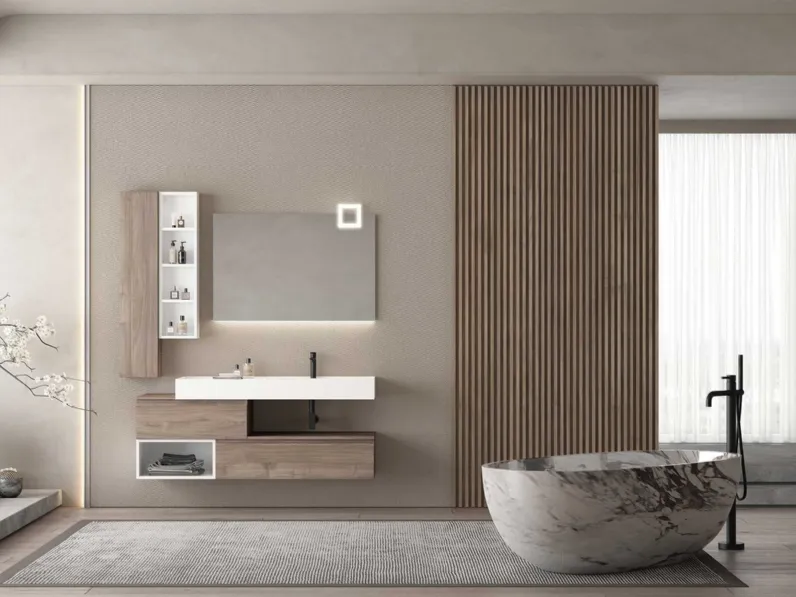 Mobile da Bagno Freedom Lineare 18 di Legnobagno