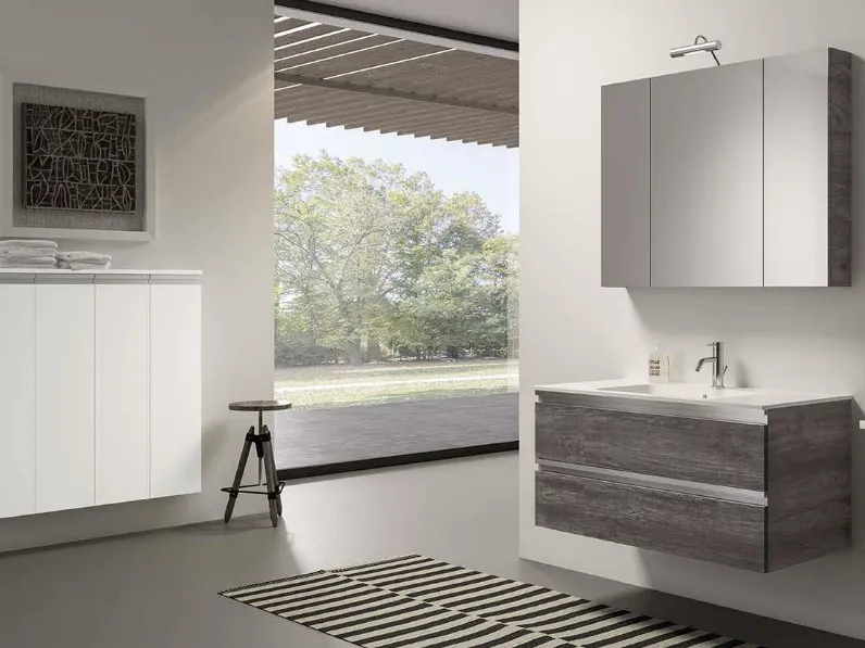 Mobile da Bagno sospeso Fresh Monoblocco 07 di Synergie