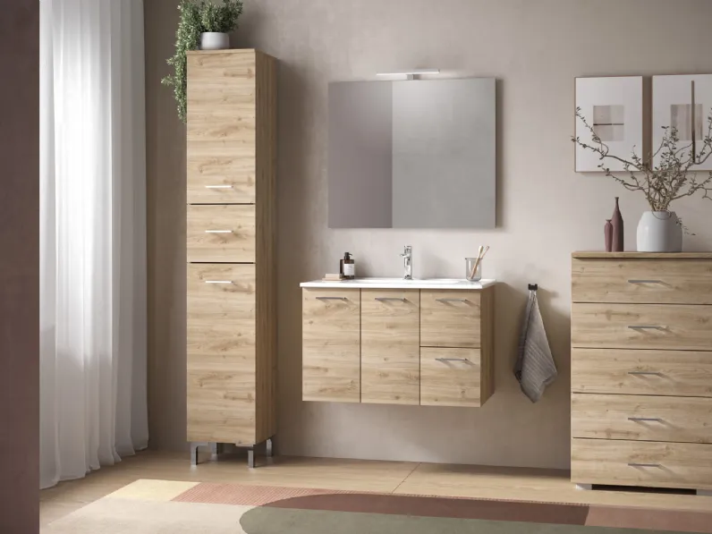 Mobile da Bagno sospeso Gaia 3 di Savini