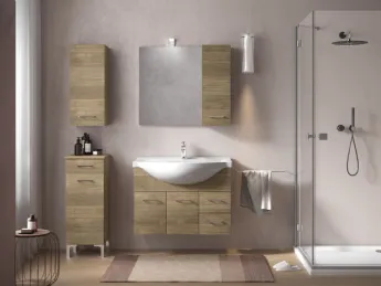 Mobile da bagno sospeso Gaia Rigo di Savini.